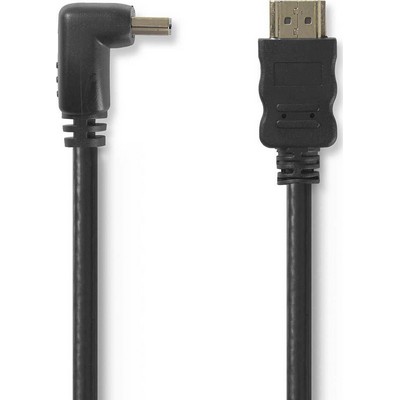 Φωτογραφία προϊόντος: ΚΑΛΩΔΙΟ HDMI NEDIS ΣΕ HDMI CVGP34200BK15 ΒΥΣΜΑ ΓΩΝΙΑ 1,5 m BLACK