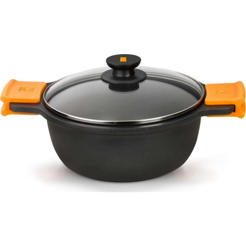 Φωτογραφία προϊόντος: ΧΥΤΡΑ BRA EFFICIENT A270324 (24CM / 4LT / BLACK / ΓΥΑΛΙΝΟ ΚΑΠΑΚΙ)