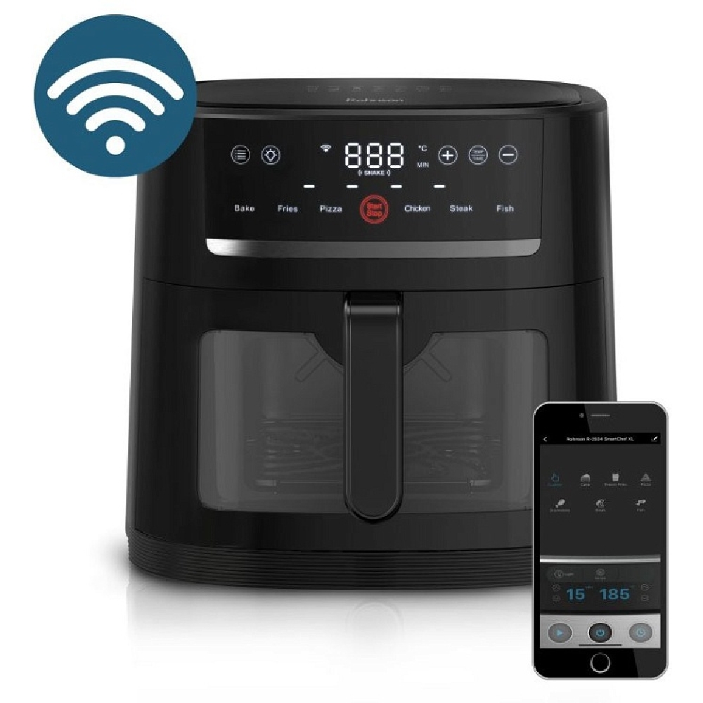 Φωτογραφία προϊόντος: ΦΡΙΤΕΖΑ ROHNSON R-2834 AIRFRYER ΜΑΥΡΗ 1800W 8LT ΜΕ WIFI