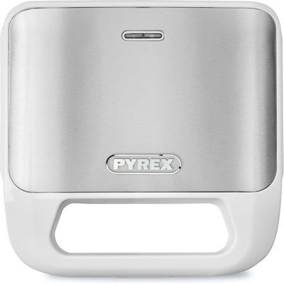 Φωτογραφία προϊόντος: Σαντουιτσιέρα PYREX SB-298 (333158) Λευκή Inox 800W με αποσπώμενες πλάκες