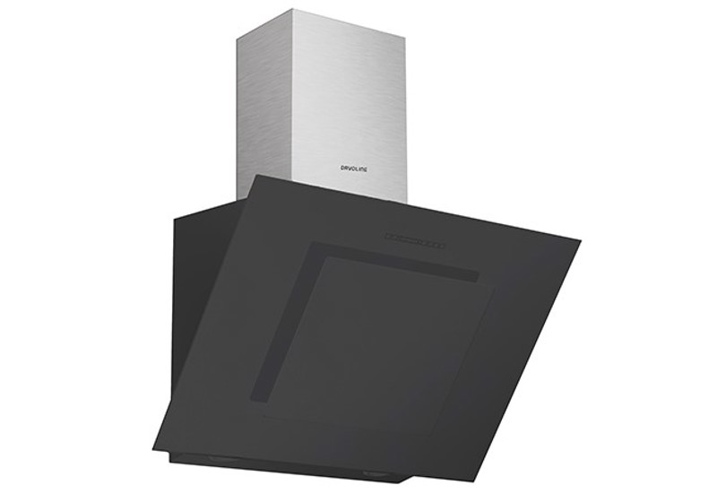 Φωτογραφία προϊόντος: Davoline FEEL BLACK GLASS 060 Απορροφητήρας Καμινάδα Τοίχου 60cm