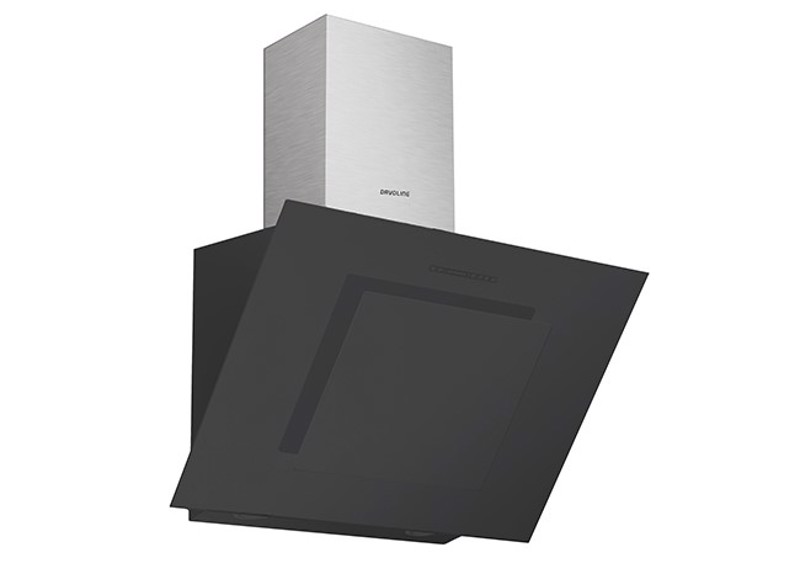 Φωτογραφία προϊόντος: Davoline FEEL BLACK GLASS 090 Απορροφητήρας Καμινάδα Τοίχου 90cm
