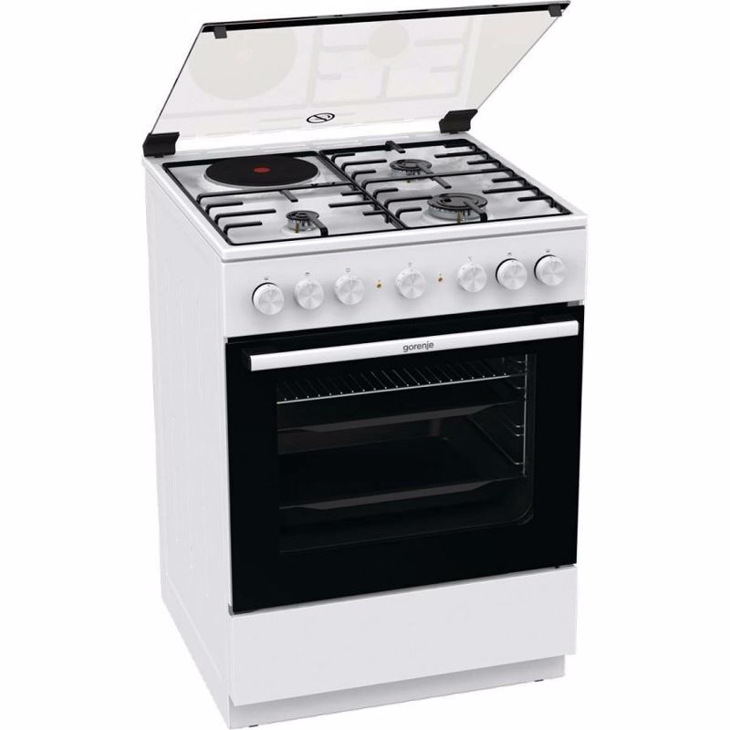 Φωτογραφία προϊόντος: Gorenje GK6B41WD (Κουζίνα 71lt με 3 Εστίες Αερίου & 1 Ηλεκτρική) - 4ΕΤΗΣ ΕΓΓΥΗΣΗ