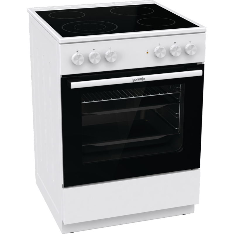 Φωτογραφία προϊόντος: Gorenje GEC6A41WC (Κουζίνα 71lt με Κεραμικές Εστίες 4+1 Ζωνών) - 4ΕΤΗΣ ΕΓΓΥΗΣΗ