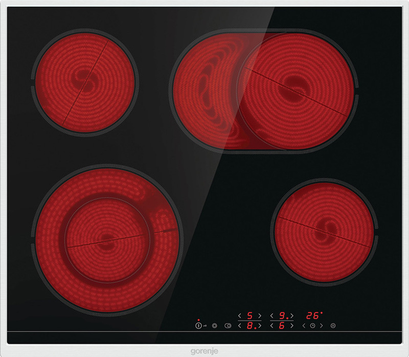 Φωτογραφία προϊόντος: Gorenje ECT643BX (Αυτόνομη Κεραμική Εστία 4+2 Ζωνών 60cm) - 4 ΕΤΗΣ ΕΓΓΥΗΣΗ