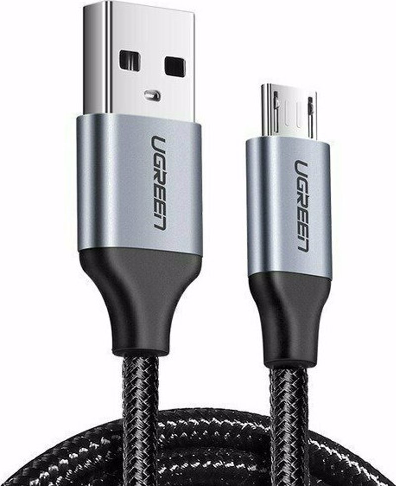Φωτογραφία προϊόντος: Ugreen US290 Micro Gray 2m 60148 2A (Καλώδιο micro USB)