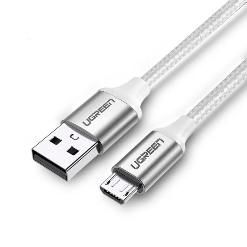 Φωτογραφία προϊόντος: Ugreen US290 Micro Silver 1m 60151 2A (Καλώδιο micro USB)