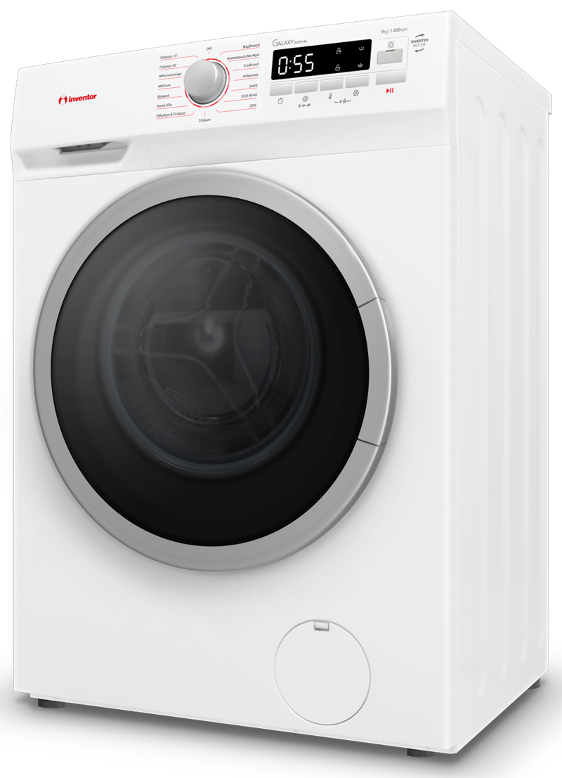 Φωτογραφία προϊόντος: Inventor GX0914A Πλυντήριο Ρούχων 9kg 1400 Στροφών - 3 ΕΤΗΣ ΕΓΓΥΗΣΗ