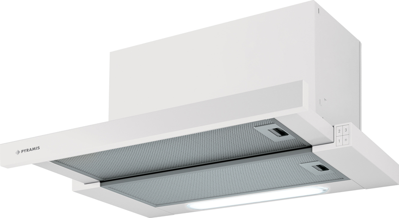Φωτογραφία προϊόντος: Pyramis Turbo White 065017302 Turbo (Απορροφητήρας Συρόμενος 60cm)
