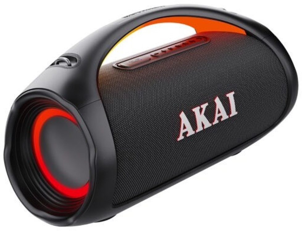 Φωτογραφία προϊόντος: ΦΟΡΗΤΟ ΗΧΕΙΟ AKAI WAVESTORMER ΑΔΙΑΒΡΟΧΟ ΜΕ BLUETOOTH