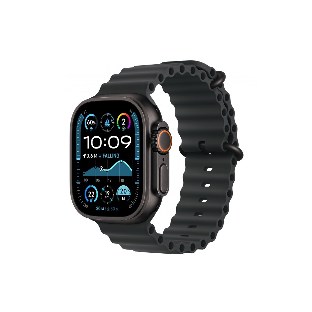 Φωτογραφία προϊόντος: SMARTWATCH APPLE ULTRA 2 NATURAL TITANIUM CASE 49mm (MX4P3GK/A) BLACK OCEAN