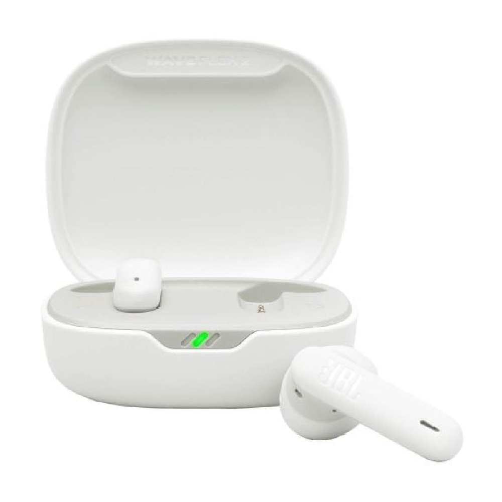 Φωτογραφία προϊόντος: HANDS FREE BLUETOOTH JBL WAVE FLEX 2 WHITE IP54 &amp; CHARGING CASE