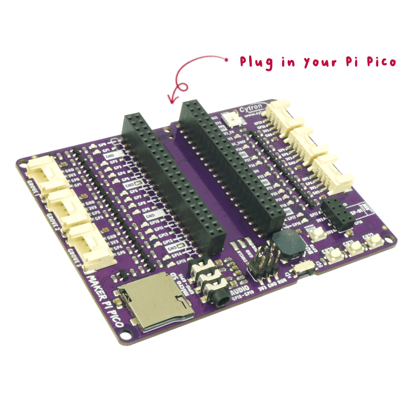 Φωτογραφία προϊόντος: Seeed Studio Maker Pi Pico Base (χωρίς Raspberry Pi Pico)