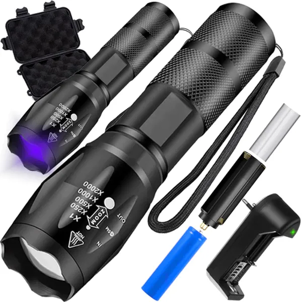 Φωτογραφία προϊόντος: Φακός 2 σε 1 XPE UV Trizand 24311
