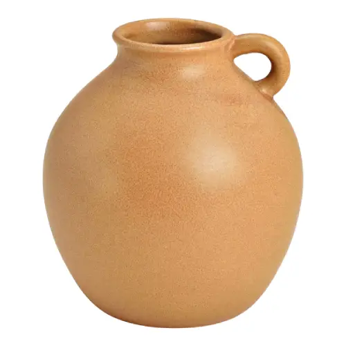 Φωτογραφία προϊόντος: Βάζο καφέ κεραμικό 16cm