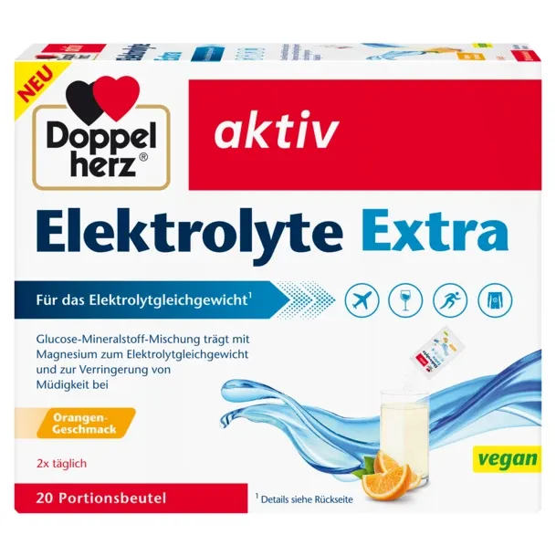 Φωτογραφία προϊόντος: Doppelherz Ηλεκτρολύτες extra – 20 φακ.