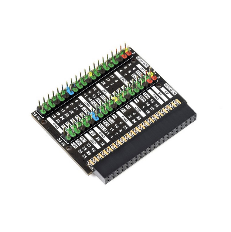 Φωτογραφία προϊόντος: WaveShare Raspberry Pi 400 GPIO Header Adapter, 2x 40PIN Header