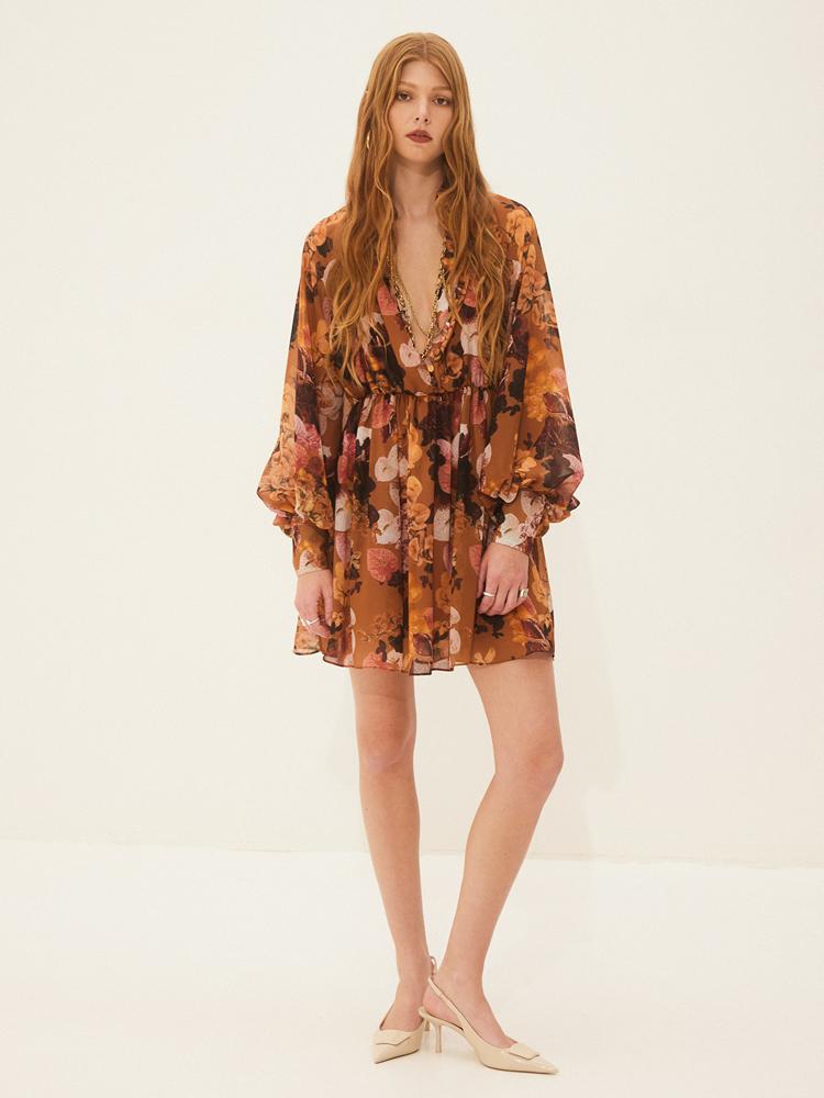 Φωτογραφία προϊόντος: Waterlily Dress Caramel HEMITHEA