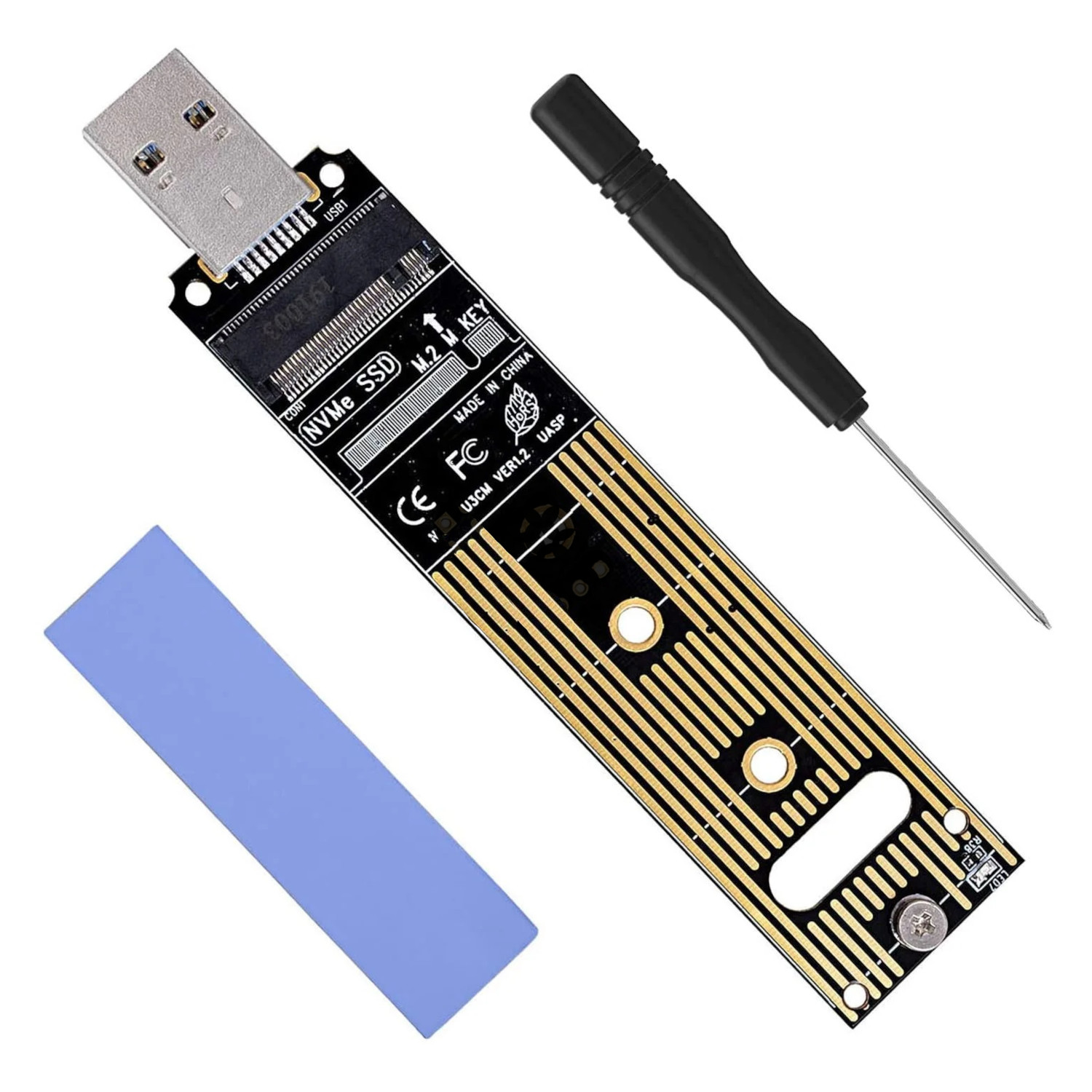 Φωτογραφία προϊόντος: POWERTECH Converter M.2 Key M NVMe σε USB 3.1 Gen 2 TOOL-0045
