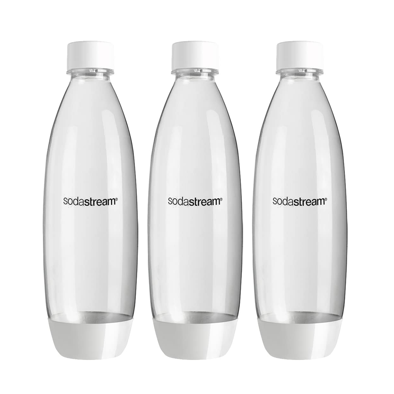 Φωτογραφία προϊόντος: Sodastream Slim Λευκό Πλαστικό Μπουκάλι 1L, 3 τεμάχια - OEM