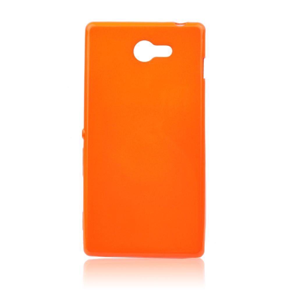 Φωτογραφία προϊόντος: Forcell Θήκη Back cover Jelly Case Flash για Sony Xperia M2 (Πορτοκαλί)