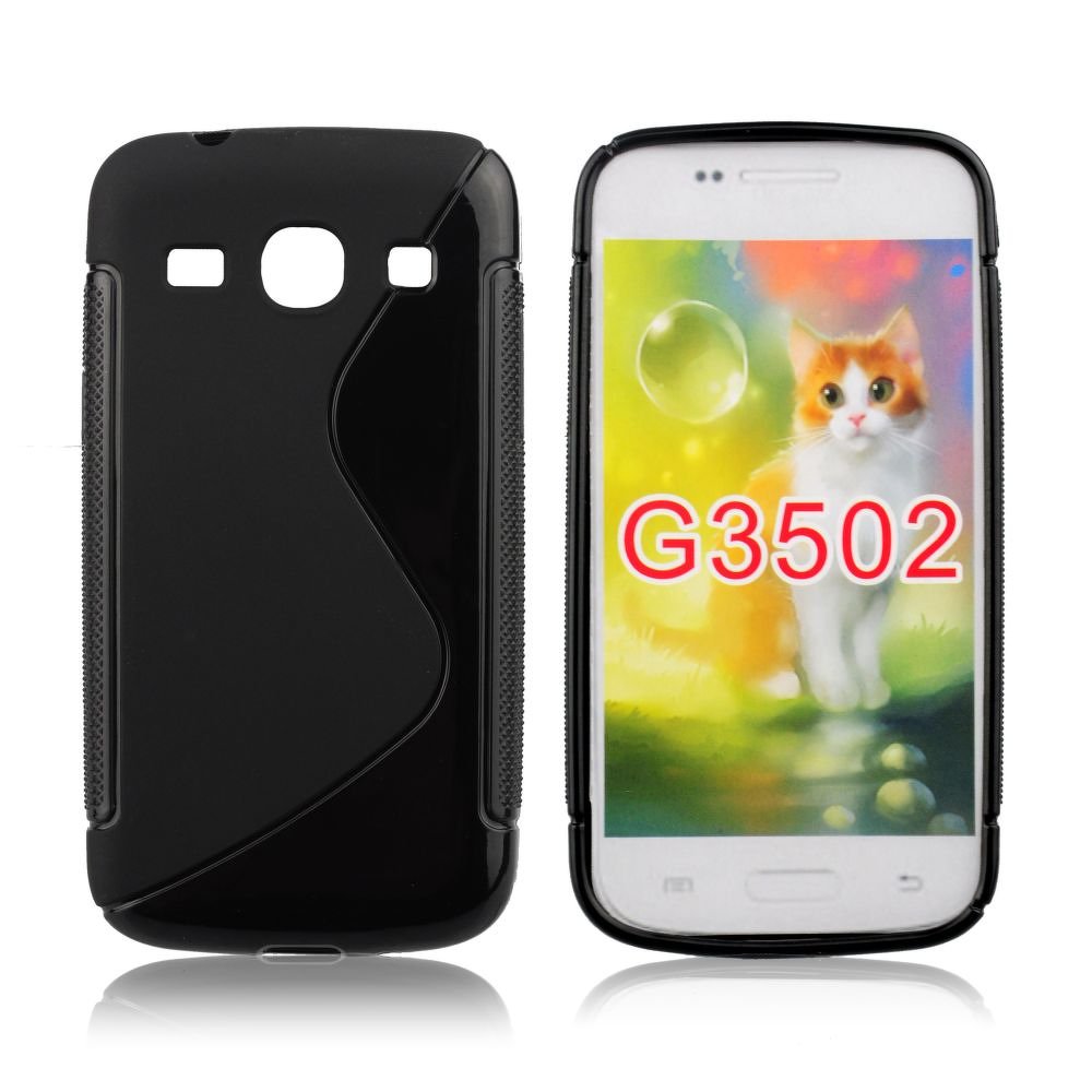 Φωτογραφία προϊόντος: Θήκη Back Cover S-Line για Samsung Galaxy Core Plus (G350/G3502) (Μαύρο)
