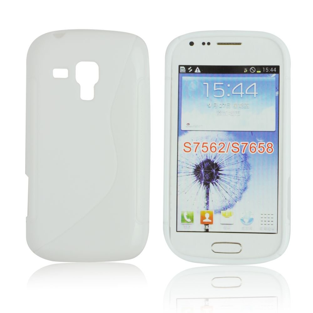 Φωτογραφία προϊόντος: Θήκη Back Cover S-Line για Samsung Galaxy Trend (S7560)/ Galaxy S Dous (S7562) (Άσπρο)