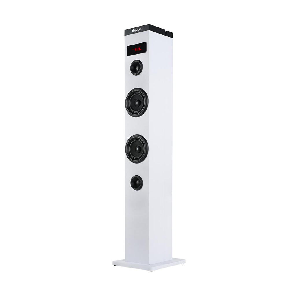 Φωτογραφία προϊόντος: NGS Ηχοσύστημα 2.0 Tower Speaker Sky Charm 50W με Digital Media Player και Bluetooth (Λευκό)