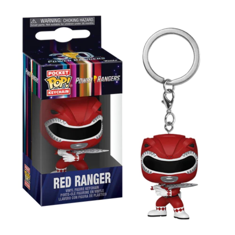 Φωτογραφία προϊόντος: Funko Pocket POP! Keychain Power Rangers - Red Ranger Vinyl Figure (Μπρελόκ)