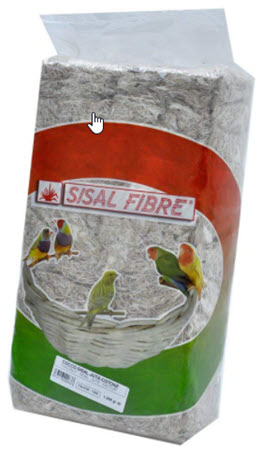 Φωτογραφία προϊόντος: SISAL FIBRE νήμα σισάλ & γιούτα για κανάρια (φυσικό, προσεκτικά επιλεγμένο)