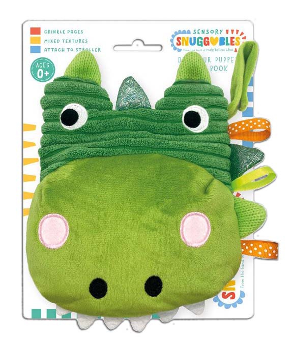 Φωτογραφία προϊόντος: Dinosaur Puppet Soft Book – Υφασμάτινο βιβλιαράκι με δεινοσαυράκι (Susaeta)