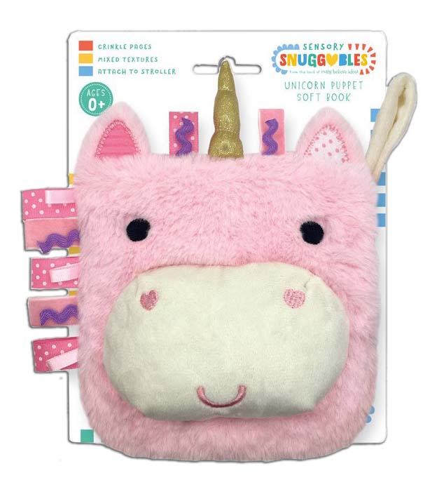 Φωτογραφία προϊόντος: Unicorn Puppet Soft Book (μαλακό βιβλίο-κουκλάκι)