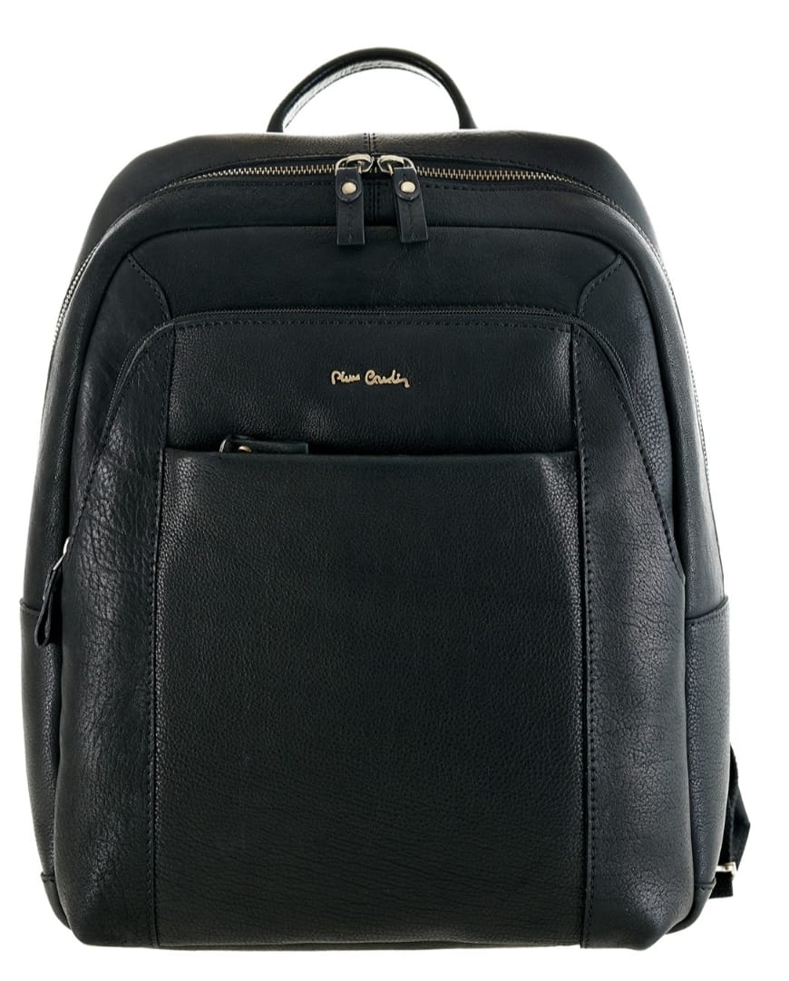 Φωτογραφία προϊόντος: Σακίδιο πλάτης backpack Pierre Cardin, γνήσιο δέρμα, μαύρο, 14423 tilak112