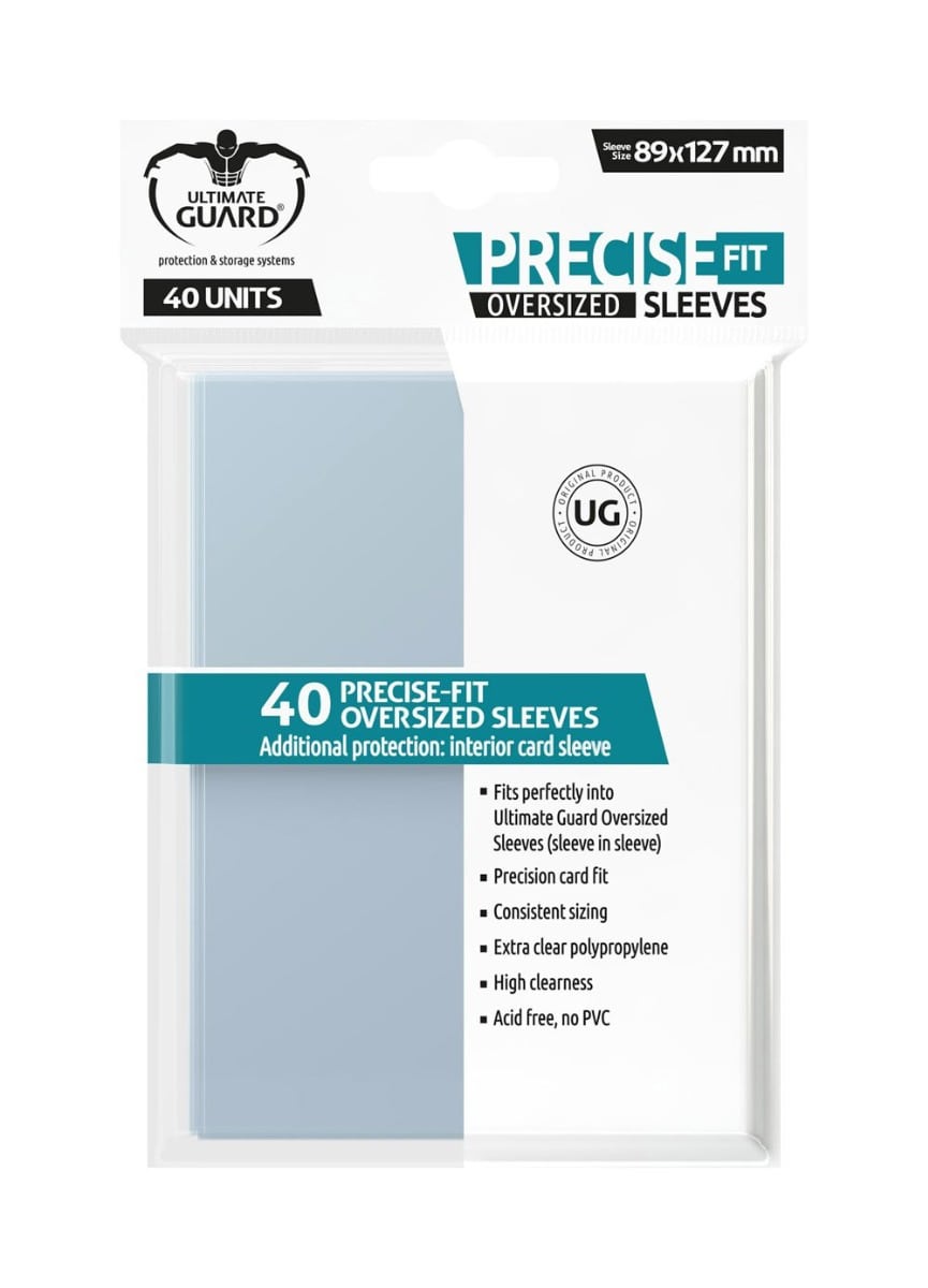 Φωτογραφία προϊόντος: Ultimate Guard Precise-Fit Sleeves Oversized Transparent (40)