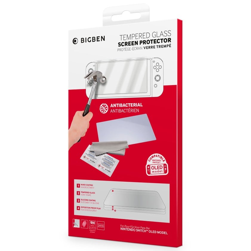 Φωτογραφία προϊόντος: BigBen Interactive Big Ben Tempered Glass Screen Protector for Nintendo Switch OLED Model