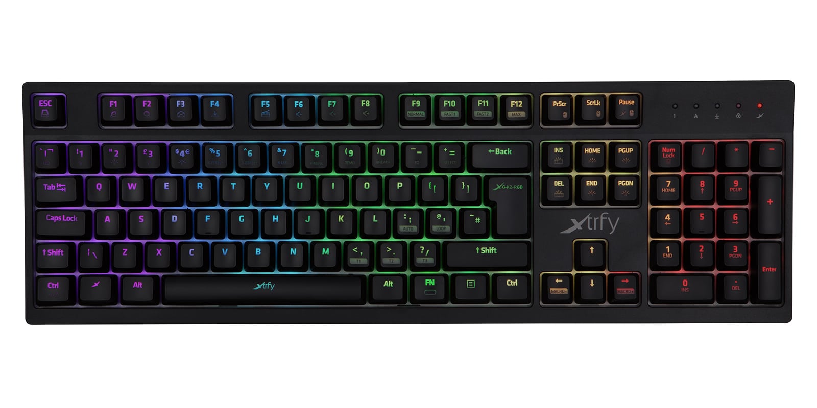 Φωτογραφία προϊόντος: Xtrfy K2 RGB Black Mechanical Gaming Keyboard (UK) (7340086907781)