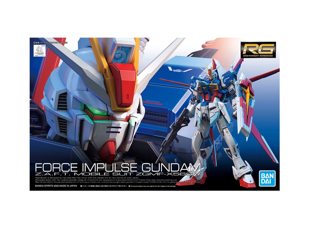 Φωτογραφία προϊόντος: Bandai Gundam Real Grade 1/144 Force Impulse Model Kit