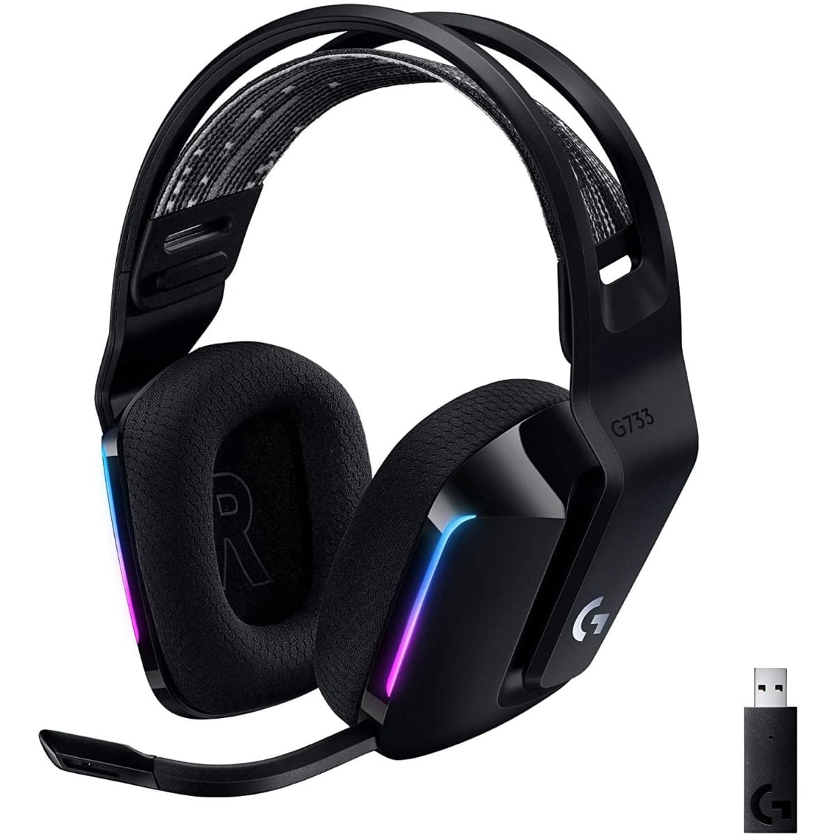 Φωτογραφία προϊόντος: Logitech G733 Lightspeed Wireless RGB Gaming Headset (Black)
