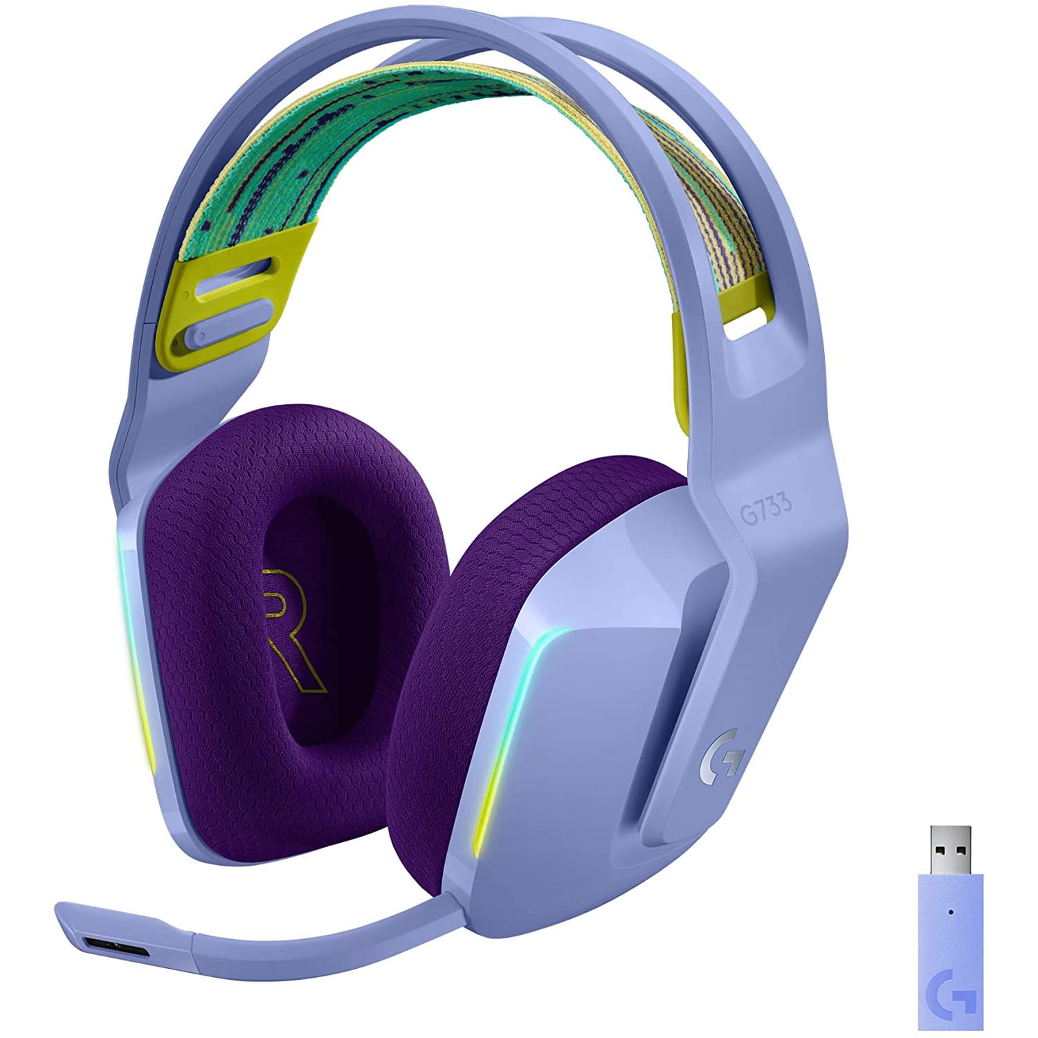 Φωτογραφία προϊόντος: Logitech G733 Lightspeed Wireless RGB Gaming Headset (Lilac)