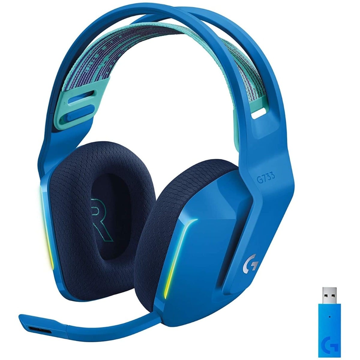 Φωτογραφία προϊόντος: Logitech G733 Lightspeed Wireless RGB Gaming Headset (Blue)