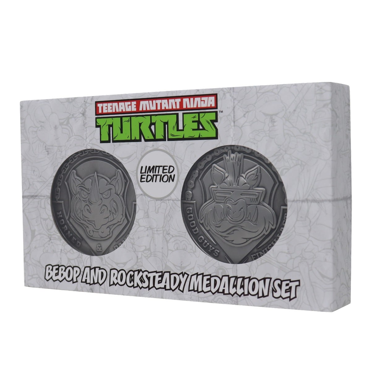 Φωτογραφία προϊόντος: FaNaTtiK Teenage Mutant Ninja Turtles Bebop and Rocksteady Limited Edition Medallion Set