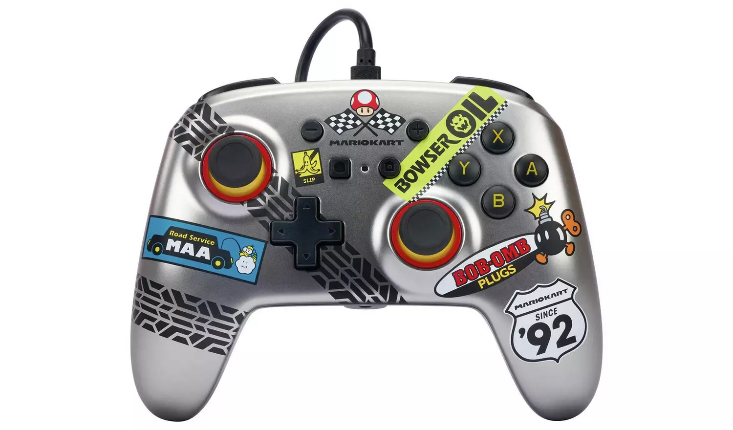 Φωτογραφία προϊόντος: PowerA Wired Controller Mario Kart Racer Silver (Nintendo Switch)