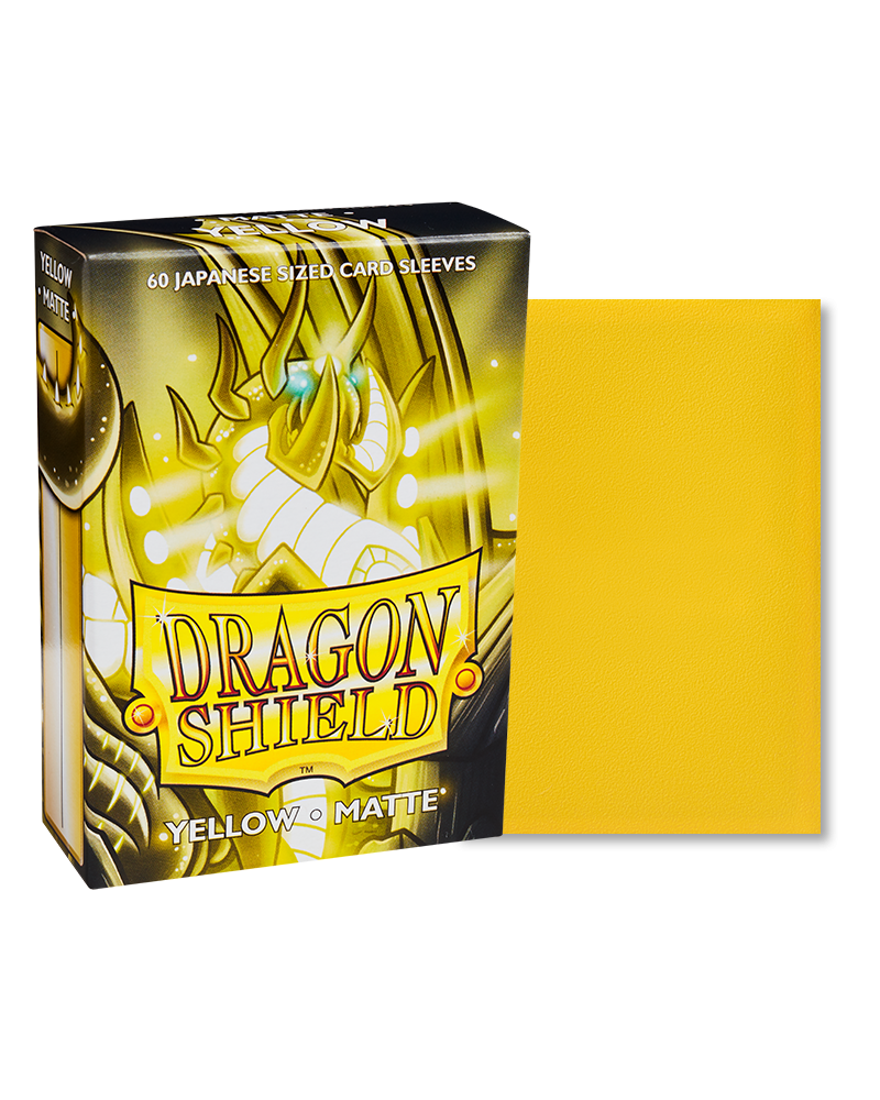 Φωτογραφία προϊόντος: Dragon Shield Japanese Size Sleeves Matte Yellow (60)