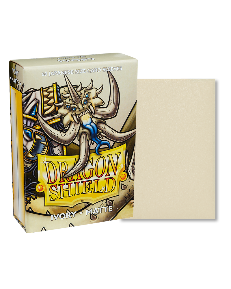 Φωτογραφία προϊόντος: Dragon Shield Japanese Size Sleeves Matte Ivory (60)