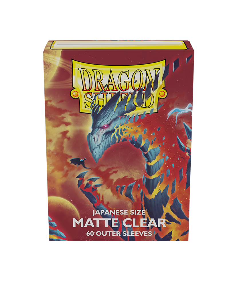 Φωτογραφία προϊόντος: Dragon Shield Japanese Size Outer Sleeves Matte Clear (60)
