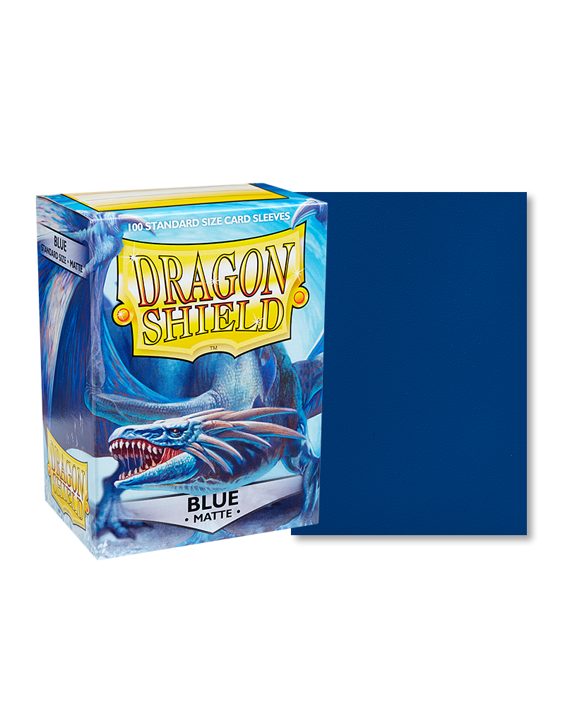 Φωτογραφία προϊόντος: Dragon Shield Standard Size Sleeves Matte Blue (100)
