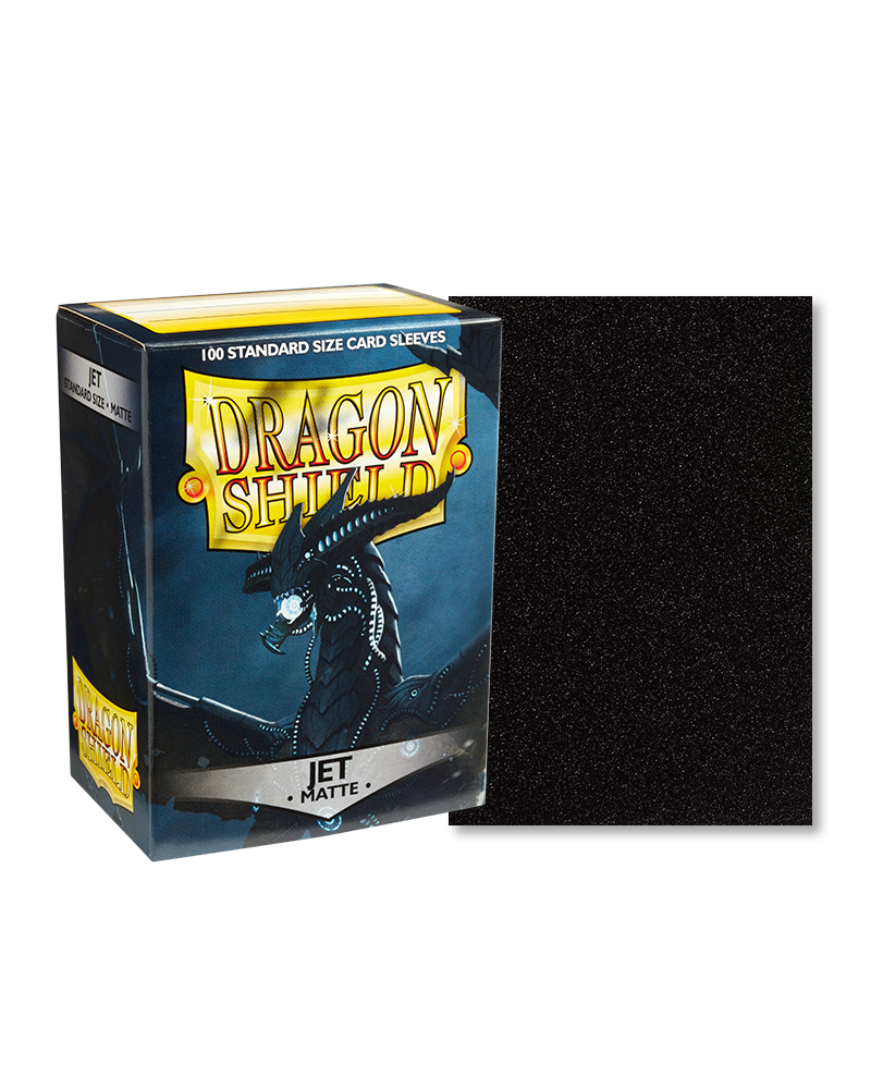 Φωτογραφία προϊόντος: Dragon Shield Standard Size Sleeves Matte jet (100)