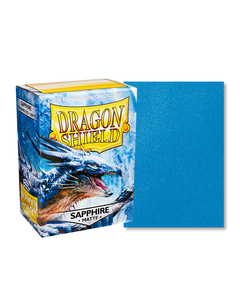 Φωτογραφία προϊόντος: Dragon Shield Standard Size Sleeves Matte Sapphire (100)