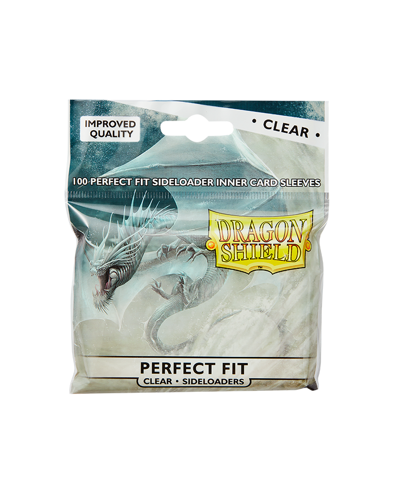 Φωτογραφία προϊόντος: Dragon Shield Standard Size Perfect-Fit Sideloading Sleeves Clear (100)