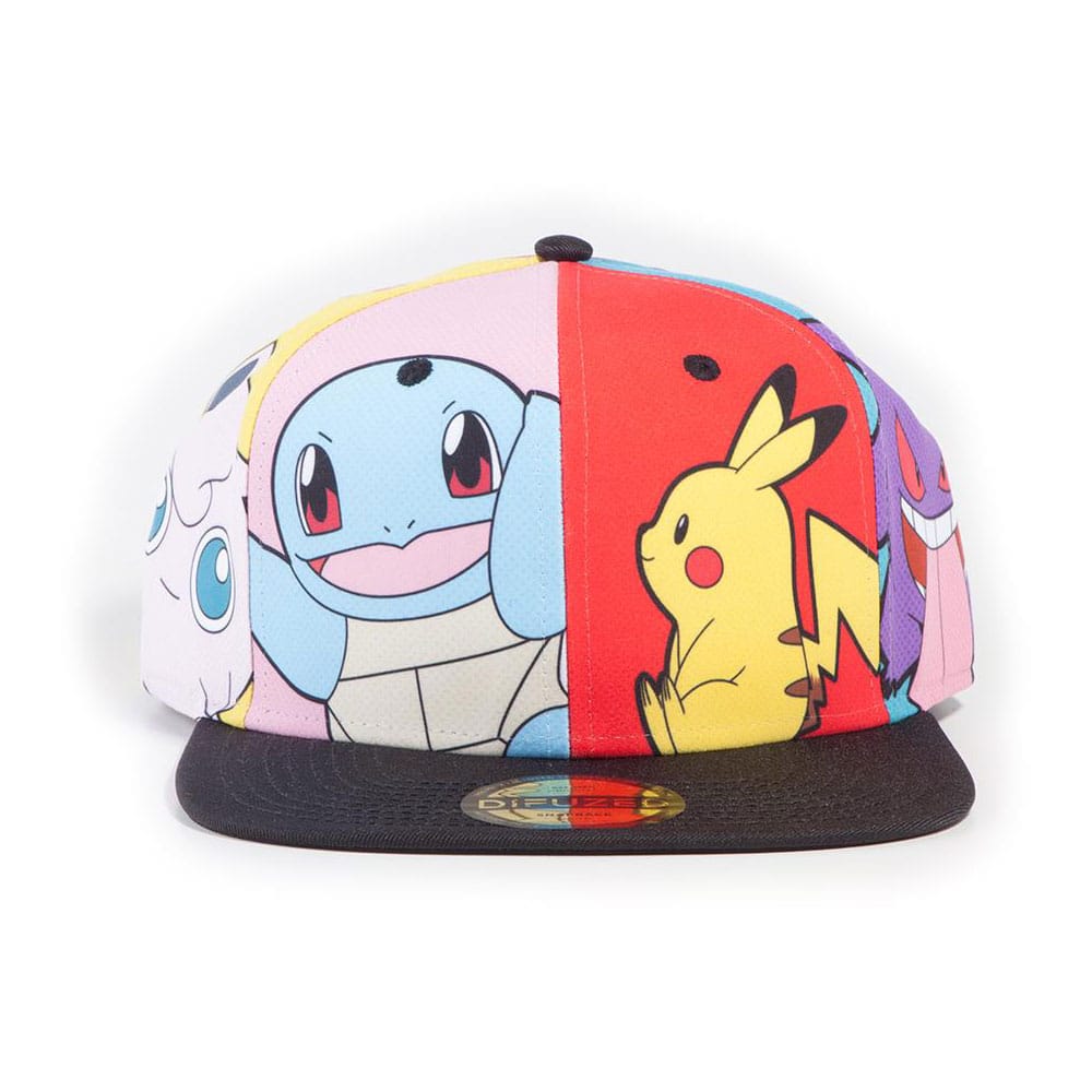 Φωτογραφία προϊόντος: Difuzed Pokemon Snapback Cap Multi Pop Art